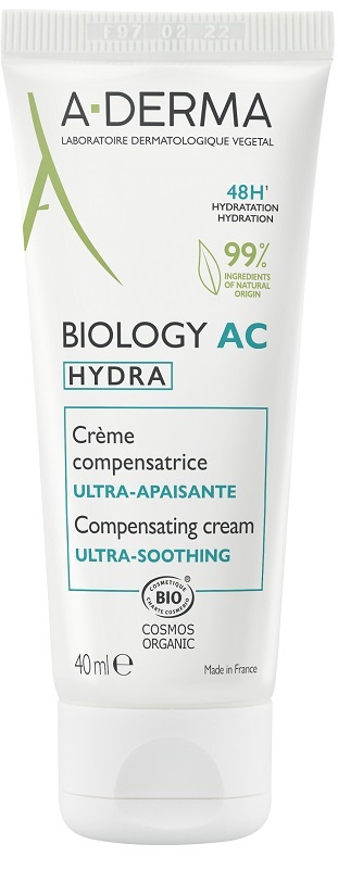 ADERMA BIOLOGY AC HYDRA CREMA COMPENSATRICE ULTRA LENITIVA 40 ML - Farmacianuova.eu