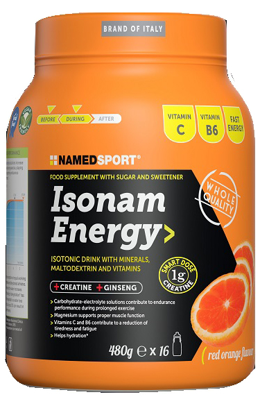 ISONAM ENERGY ORANGE 480 G 1 G CREATINA - Farmacianuova.eu