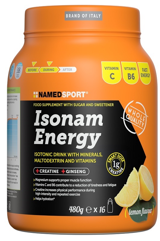 ISONAM ENERGY LEMON POLVERE 480 G - Farmacianuova.eu