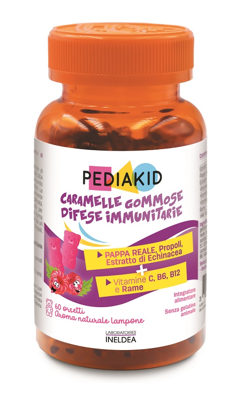 PEDIAKID DIFESE IMMUNITARIE 60 ORSETTI GOMMOSI - Farmacianuova.eu