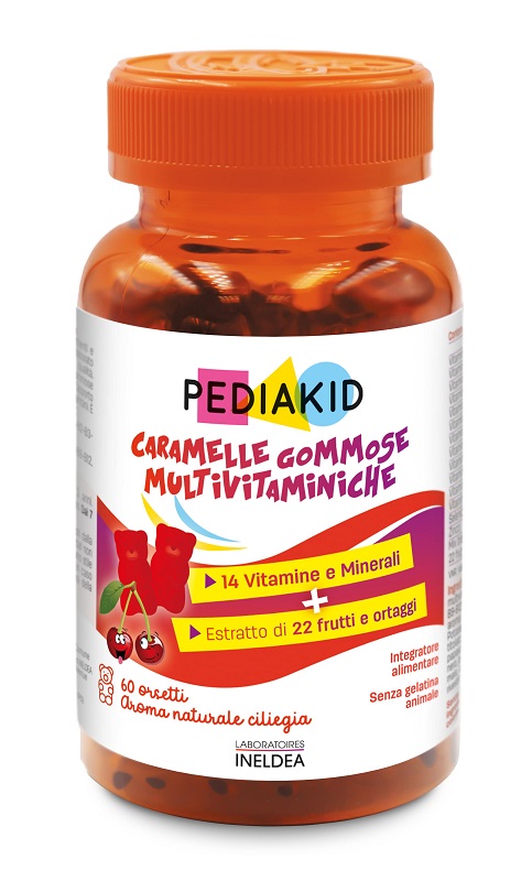 PEDIAKID MULTIVITAMINICO 60 ORSETTI GOMMOSI - Farmacianuova.eu