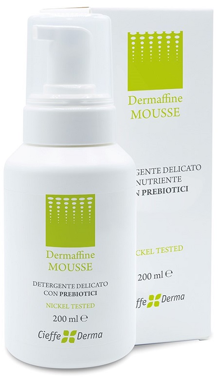 DERMAFFINE MOUSSE DETERGENTE DELICATO E NUTRIENTE CON PREBIOTICI 200 ML - Farmacianuova.eu