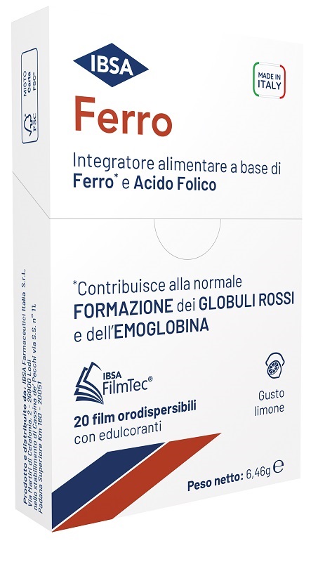 FERRO IBSA 20 FILM ORODISPERSIBILI - Farmacianuova.eu