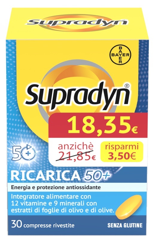 SUPRADYN RICARICA 50+ 30 COMPRESSE RIVESTITE PROMO - Farmacianuova.eu