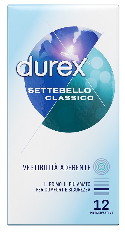 PROFILATTICO DUREX SETTEBELLO CLASSICO 12 PEZZI - Farmacianuova.eu