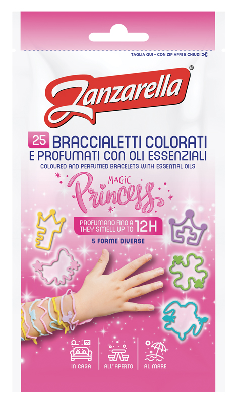 ZANZARELLA BRACCIALETTI PRINCESS 25 PEZZI - Farmacianuova.eu