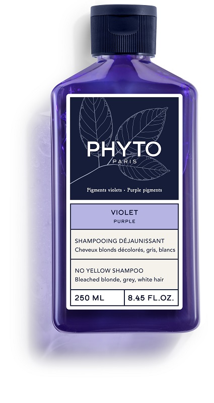 PHYTO PARIS VIOLET SHAMPOO ANTI GIALLO PER CAPELLI BIONDI DECOLORATI GRIGI BIANCHI 250 ML - Farmacianuova.eu