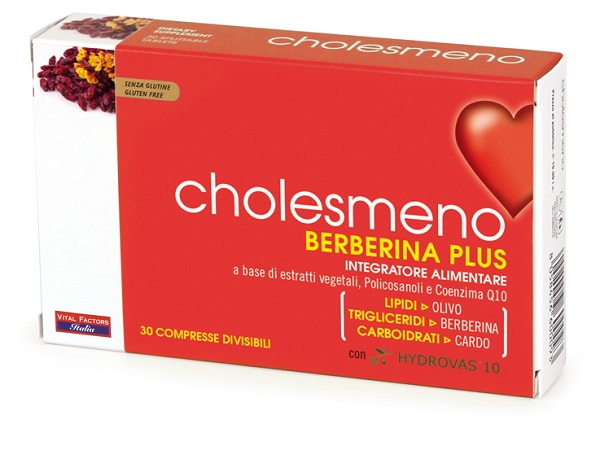 CHOLESMENO BERBERINA PLUS 30 COMPRESSE - Farmacianuova.eu