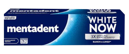 MENTADENT DENTIFRICIO WHITE NOW ORIGINAL 75 ML - Farmacianuova.eu
