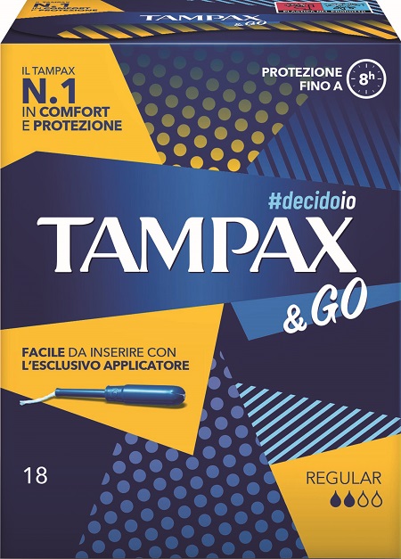TAMPAX &GO REGULAR 18 PEZZI - Farmacianuova.eu