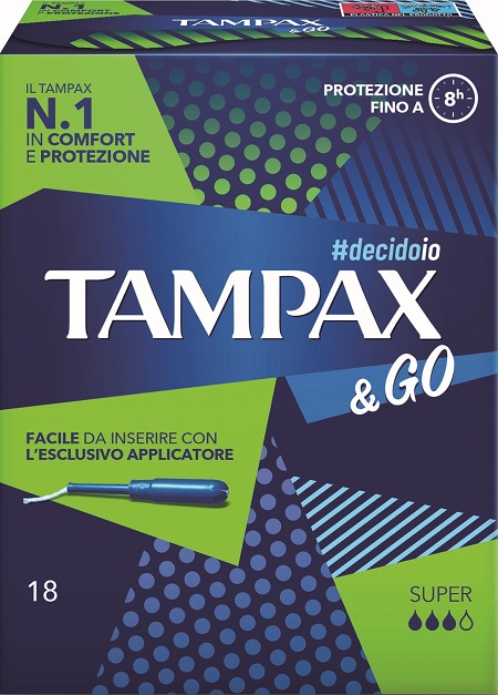 TAMPAX &GO SUPER 18 PEZZI - Farmacianuova.eu