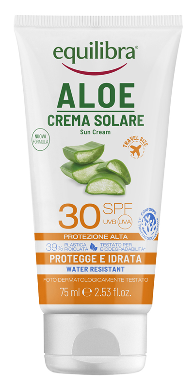 ALOE CREMA SOLARIE SPF30 MINITAGLIA 100 G - Farmacianuova.eu