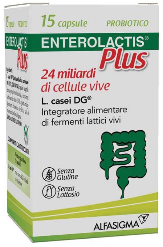 ENTEROLACTIS PLUS 15 CAPSULE - Farmacianuova.eu