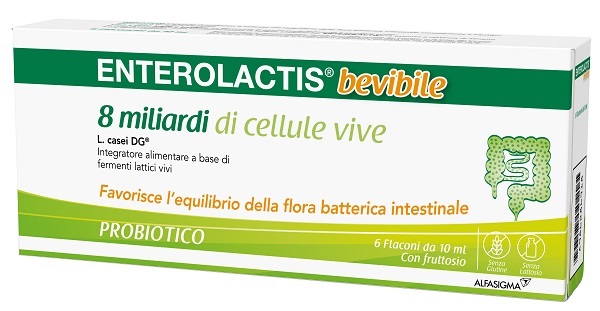 ENTEROLACTIS BEVIBILE 6 FLACONCINI X 10 ML - Farmacianuova.eu
