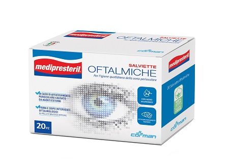 MEDIPRESTERIL SALVIETTE OFTALMICHE 20 PEZZI PROMO - Farmacianuova.eu