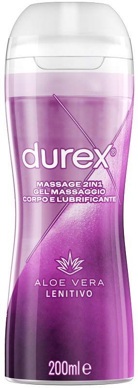 DUREX MASSAGE 2 IN 1 GEL MASSAGGIO CORPO E LUBRIFICANTE ALOE VERA 200 ML - Farmacianuova.eu