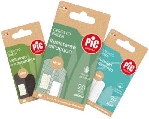 CEROTTO PIC GREEN COTONE BIO MIX 30 PEZZI - Farmacianuova.eu