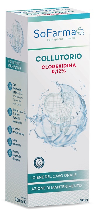 COLLUTORIO CLOREXIDINA 0,12% 200 ML SOFARMAPIU' - Farmacianuova.eu