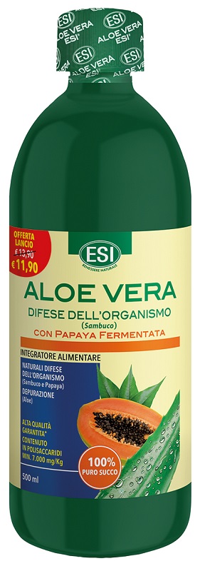 ESI ALOE VERA DIFESE PAPAYA SUCCO 500 ML - Farmacianuova.eu