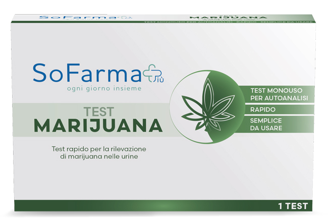 TEST AUTODIAGNOSTICO RAPIDO MARIJUANA SOFARMAPIU' - Farmacianuova.eu