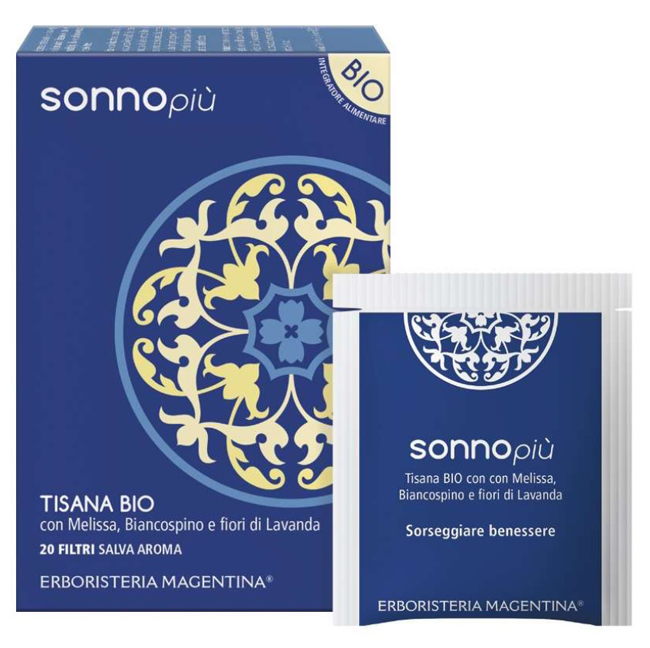 TISANA SONNO PIU' BIO 20 FILTRI - Farmacianuova.eu