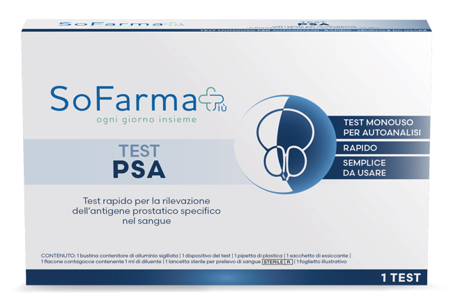 TEST AUTODIAGNOSTICO PSA SOFARMAPIU' - Farmacianuova.eu