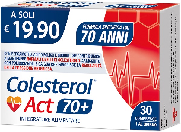 COLESTEROL ACT 70+ 30 COMPRESSE - Farmacianuova.eu