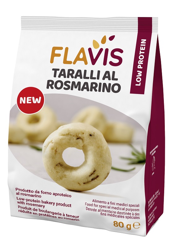 FLAVIS TARALLI ROSMARINO 80 G - Farmacianuova.eu