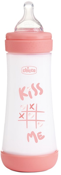 CHICCO BIBERON P5 300ML FAST SILICONE GIRL - Farmacianuova.eu