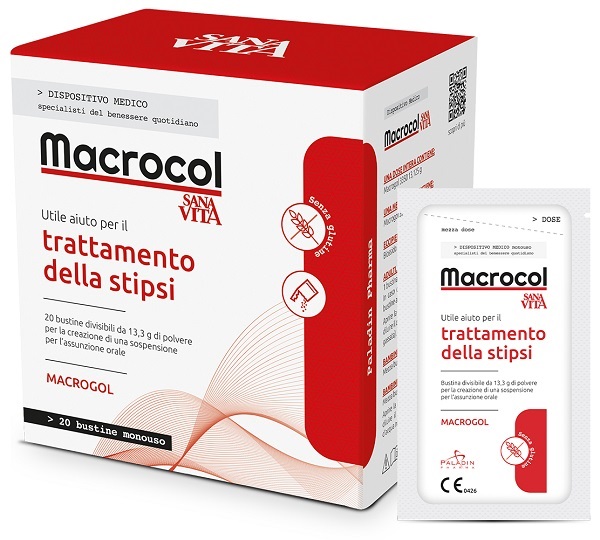 SANAVITA MACROCOL PLUS 20 BUSTINE DA 13,81 G - Farmacianuova.eu