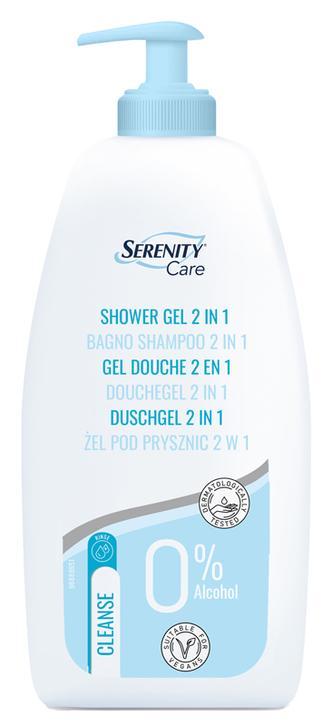 SERENITY CARE BAGNO SHAMPOO 2 IN 1 500 ML - Farmacianuova.eu