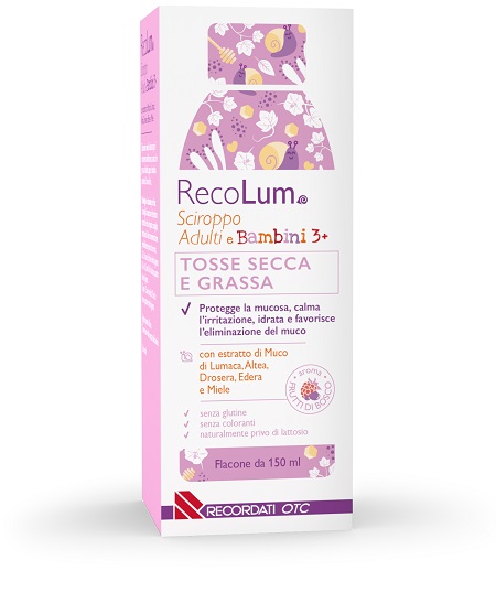 RECOLUM SCIROPPO TOSSE ADULTI-BAMBINI 150 ML - Farmacianuova.eu
