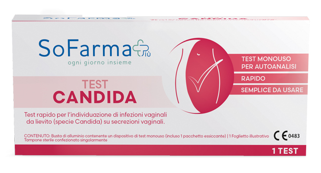 TEST AUTODIAGNOSTICO CANDIDA ALBICANS SOFARMAPIU' - Farmacianuova.eu