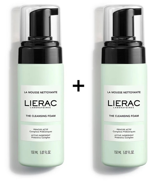 LIERAC DUO MOUSSE STRUCCANTE 150 ML 2 CONFEZIONI - Farmacianuova.eu