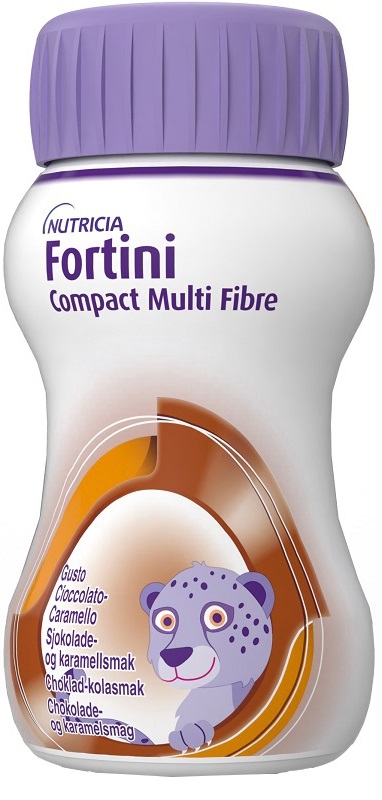 FORTINI COMPACT MULTI FIBRE CIOCCOLATO CARAMELLO 4 BOTTIGLIE DA 125 ML - Farmacianuova.eu