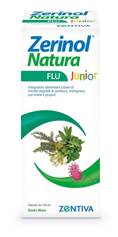 ZERINOL NATURA FLU JUNIOR SCIROPPO 150 ML - Farmacianuova.eu