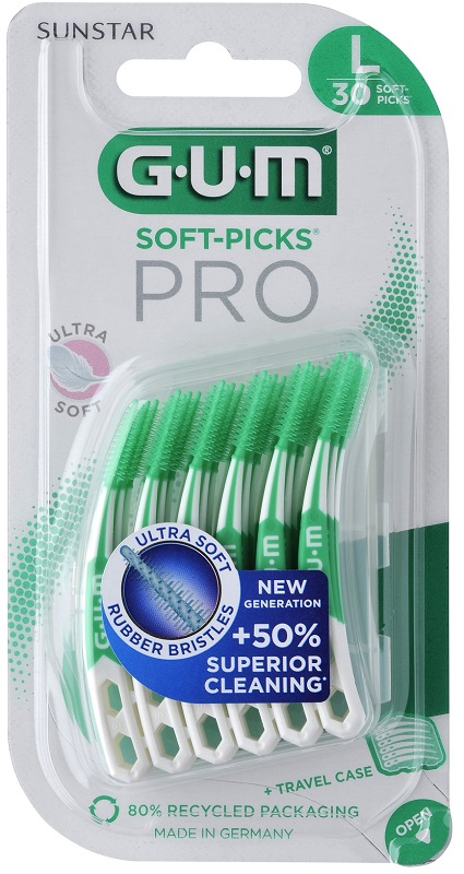 GUM SOFT PICK PRO LARGE 30 PEZZI - Farmacianuova.eu