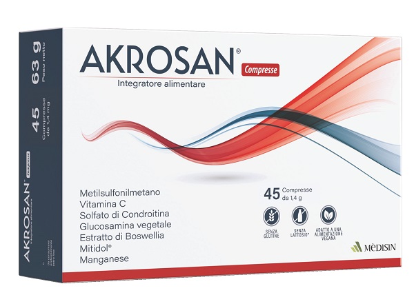 AKROSAN 45 COMPRESSE - Farmacianuova.eu