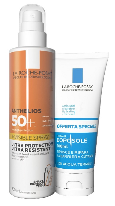 ANTHELIOS SPRAY SHAKA 200 ML + POSTHELIOS 100 ML - Farmacianuova.eu