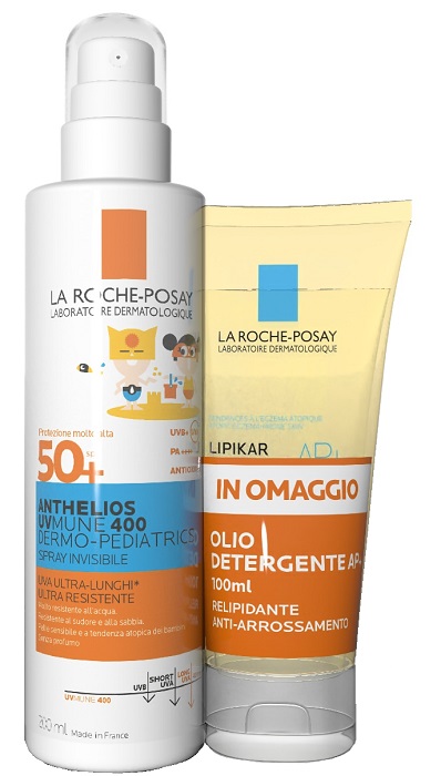 ANTHELIOS SPRAY UVMUNE DERMOPED 200 ML + OLIO 100 ML - Farmacianuova.eu