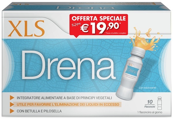 XLS DRENA 10 FLACONI DA 70 ML TAGLIO PREZZO - Farmacianuova.eu