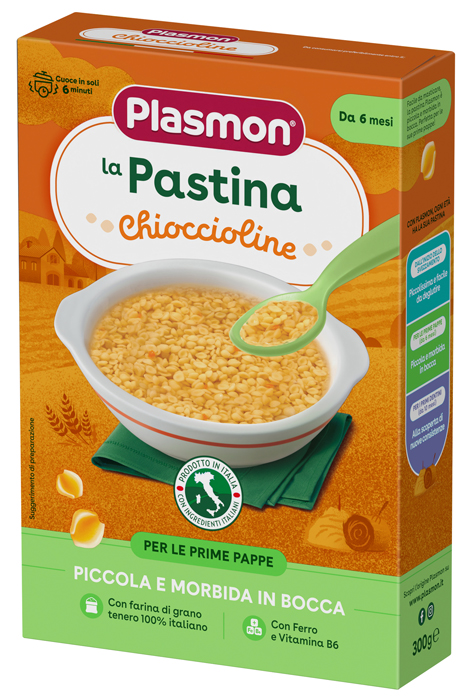 PLASMON PASTA CHIOCCIOLINE 300 G - Farmacianuova.eu