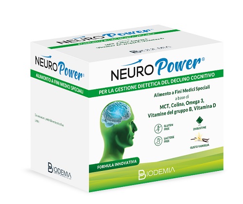 BIODEMIA NEUROPOWER 20 BUSTINE GUSTO VANIGLIA - Farmacianuova.eu