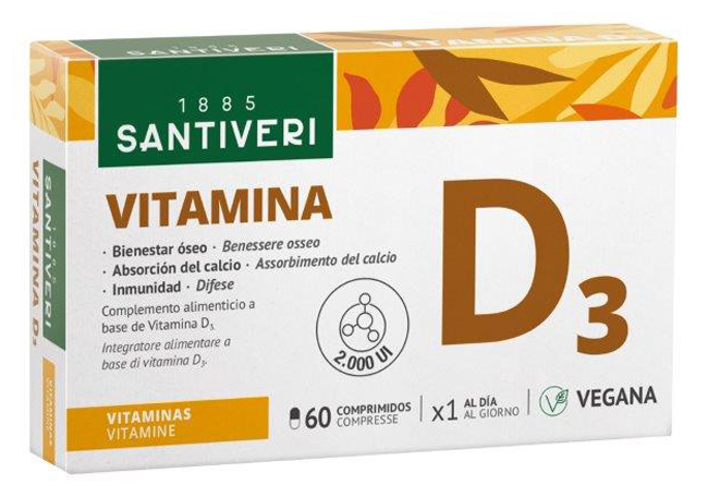 VITAMINA D3 2000UI VEGETALE 60 COMPRESSE - Farmacianuova.eu