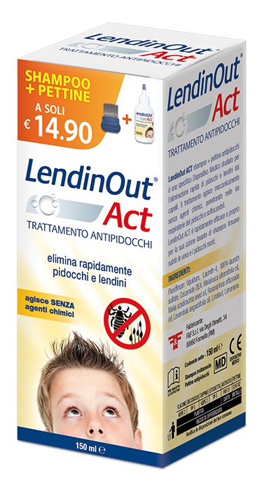 LENDINOUT ACT ANTIPIDOCCHI 150 ML - Farmacianuova.eu
