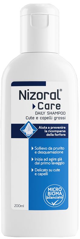 NIZORAL CARE DAILY SHAMPOO CUTE & CAPELLI GRASSI 200 ML - Farmacianuova.eu