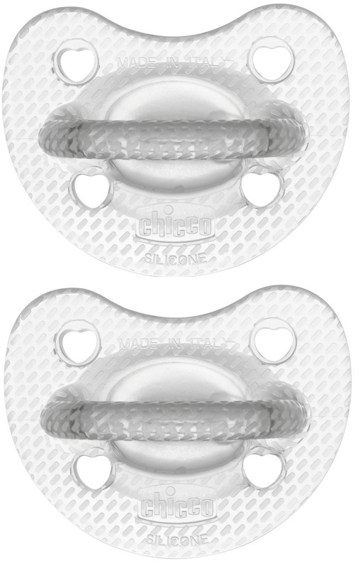 CHICCO GOMMOTTO SILICONE CRYSTAL 2-6 MESI 2 PEZZI - Farmacianuova.eu