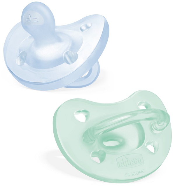 CHICCO GOMMOTTO SILICONE AZZURRO 2-6 MESI 2 PEZZI - Farmacianuova.eu