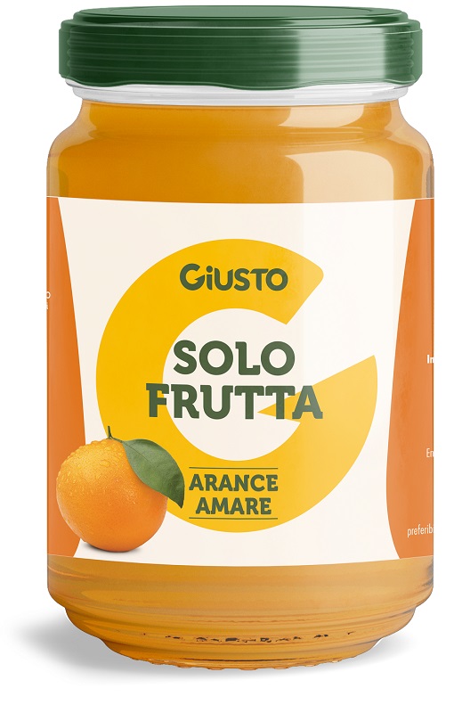 GIUSTO SOLO FRUTTA CONFETTURA ARANCE AMARE 220 G - Farmacianuova.eu
