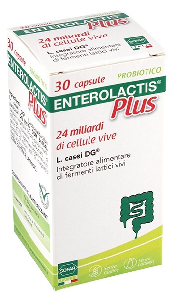 ENTEROLACTIS PLUS 30 CAPSULE - Farmacianuova.eu